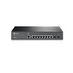 Tp-Link T2500G-10TS JetStream 8-Port Gigabit L2 Managed Switch with 2 SFP Slots