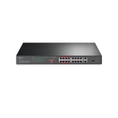 Tp-Link TL-SL1218P 16-Port 10/100 Mbps + 2-Port Gigabit Rackmount Switch