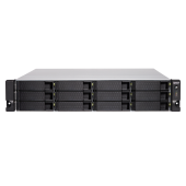 Qnap TS-1283XU-RP-E2124-8G 4-core 3.3 GHz processor 12 Bay NAS