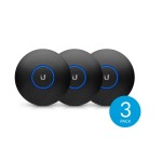 Ubiquiti nHD-cover-Black-3  Access Point nanoHD / U6 Lite Cover, 3-Pack