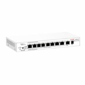 H3C Aolynk US110-8G2MF-HP 8-Port Gigabit PoE+ Cloud Managed Switch, 130W