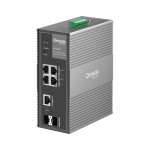 Omada by Tplink IES206GPP Omada 6-Port Gigabit Industrial Easy Managed Switch with 3-Port PoE+ and 1-Port PoE++
