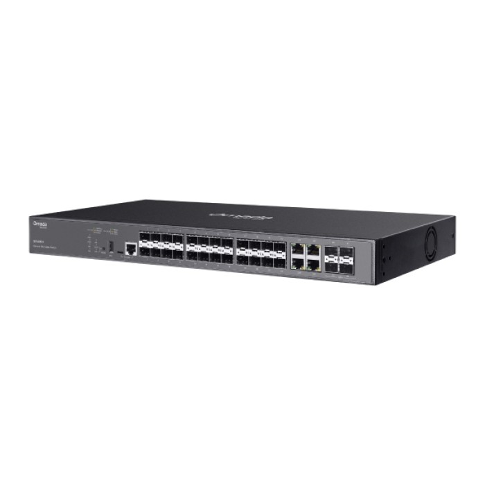 Omada by Tplink SG5428XF Omada Campus 24-Port SFP Stackable Lite L3 Managed Switch with 4x 10G Slots Omada by Tplink SG5428XF Omada Campus 24-Port SFP Stackable Lite L3 Managed Switch with 4x 10G Slots