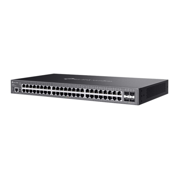 Omada by Tplink SG5452X 48-Port Gigabit Stackable Lite L3 Managed Switch with 4× 10G Slots Omada by Tplink SG5452X 48-Port Gigabit Stackable Lite L3 Managed Switch with 4× 10G Slots