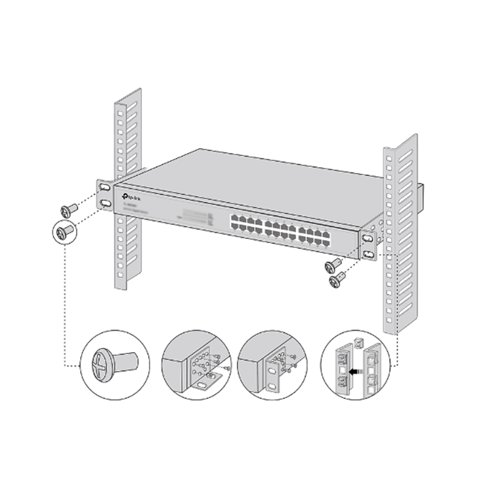 TP-Link Omada RackMount Kit-19 – 19-Inch Switch Rack Mount Kit TP-Link Omada RackMount Kit-19 – 19-Inch Switch Rack Mount Kit
