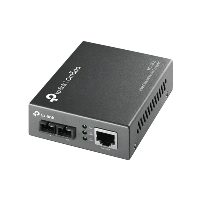 TP-Link Omada MC110CS 10/100Mbps Single-Mode Fiber Media Converter TP-Link Omada MC110CS 10/100Mbps Single-Mode Fiber Media Converter