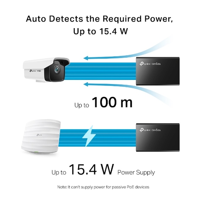 TP-Link Omada POE150S PoE Injector for Reliable Network Connectivity TP-Link Omada POE150S PoE Injector for Reliable Network Connectivity
