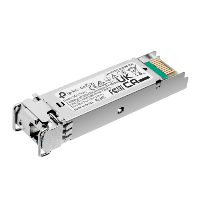 TP-Link Omada SM321B-2 1000Base-BX WDM Bi-Directional SFP Module TP-Link Omada SM321B-2 1000Base-BX WDM Bi-Directional SFP Module