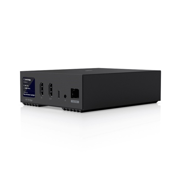 Ubiquiti EAV-Bridge UniFi Enterprise Audio/Video Bridge 4K60 AV-over-IP Transceiver Ubiquiti EAV-Bridge UniFi Enterprise Audio/Video Bridge 4K60 AV-over-IP Transceiver