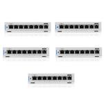 Ubiquiti US-8-5 8 (Gen1) 8-port Layer 2 PoE Switch - 5 Pack