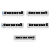 Ubiquiti US-8-5 8 (Gen1) 8-port Layer 2 PoE Switch - 5 Pack