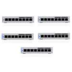 Ubiquiti US-8-60W-5-EU 8 PoE (Gen1) 8-port Layer 2 PoE Switch - 5 Pack
